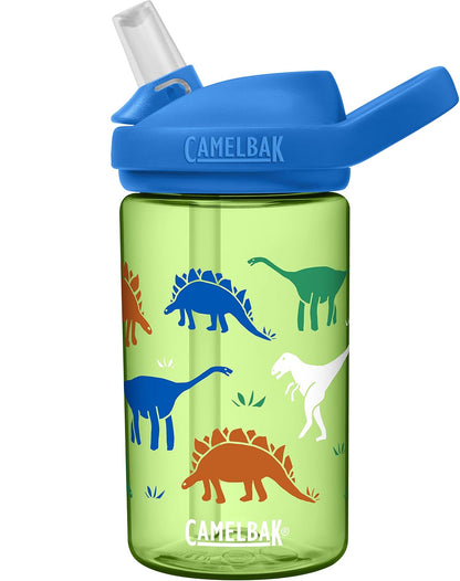 CamelBak Eddy+ Botella de Agua Infantil 414 ml con Popote, Sirenas Mágicas - Dinorama - Botella de agua