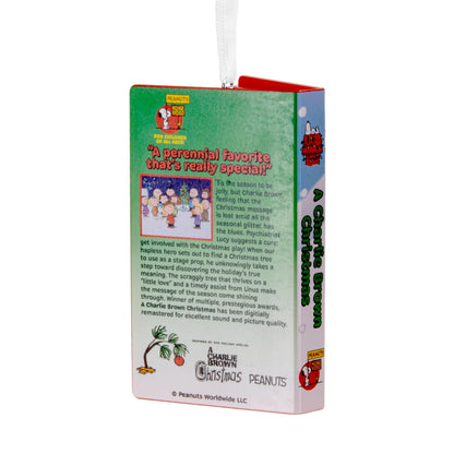 Hallmark A Charlie Brown - Estuche de Video Retro de Navidad para decoración navideña, Regalos de película de Navidad