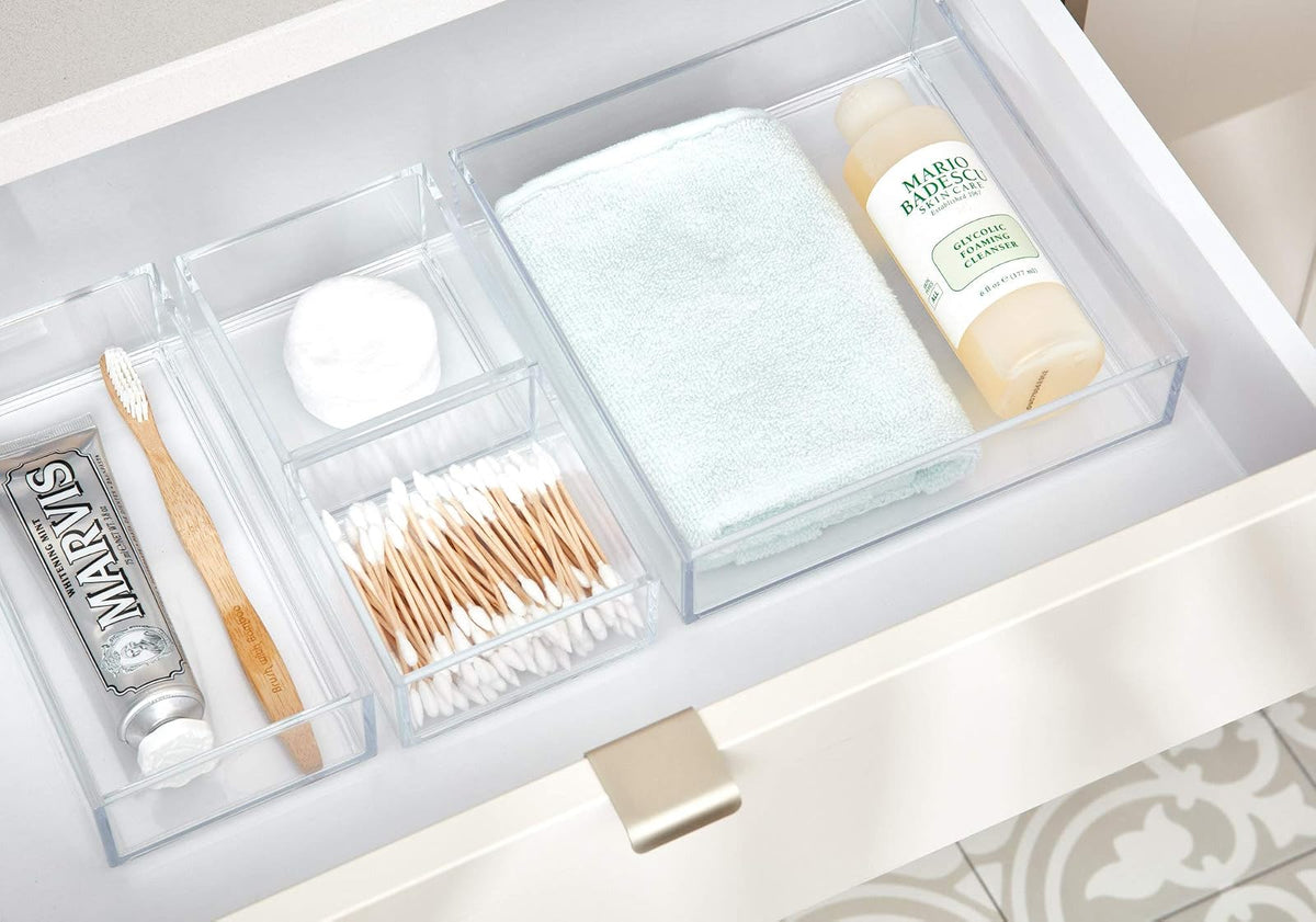 InterDesign Clarity cosméticos Make Up Organizador, 1 Compartimento, Mediano, 1 uds. por Paquete