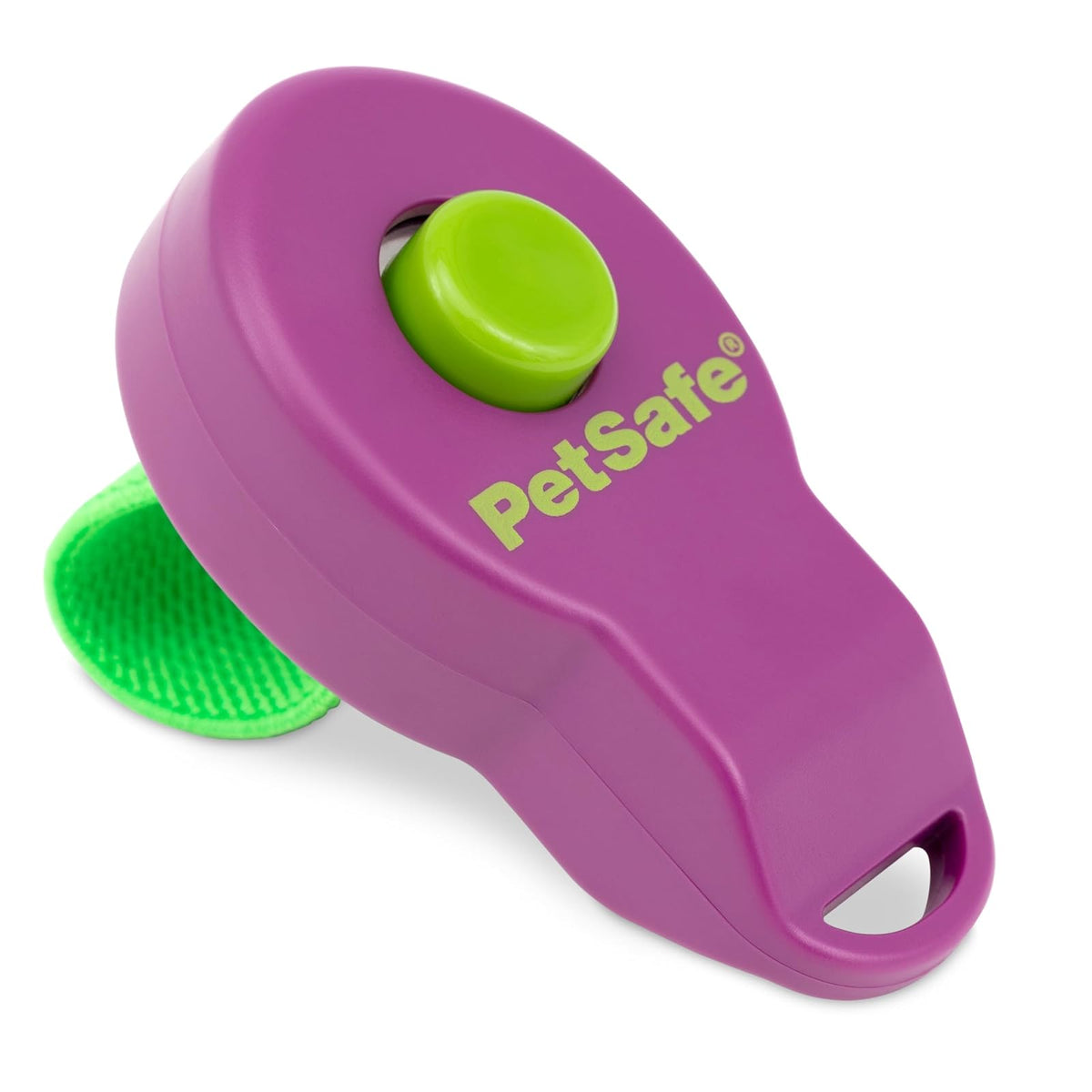 PetSafe Clik-R Dog Training Clicker - Positive Behavior Reinforcer for Pets - All Ages, Puppy and Adult Dogs - Use to Reward and Train - Training Guide Included - Purple