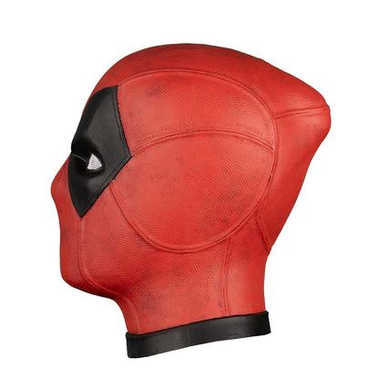 Ghoulish Productions Deadpool Máscara de Látex Completa - Con Licencia Oficial de Colección en Rojo y Negro Mediana - Accesorio para Disfraz de Superhéroe Halloween y Cosplay