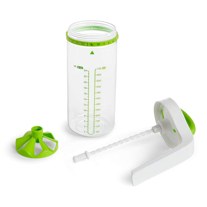 Munchkin Smart Blend - Jarra de mezcla de fórmula y almacenamiento de leche materna, 24 onzas, verde