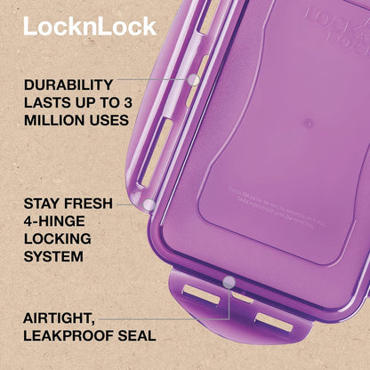 Lock & Lock Contenedor Rectangular 1.3L