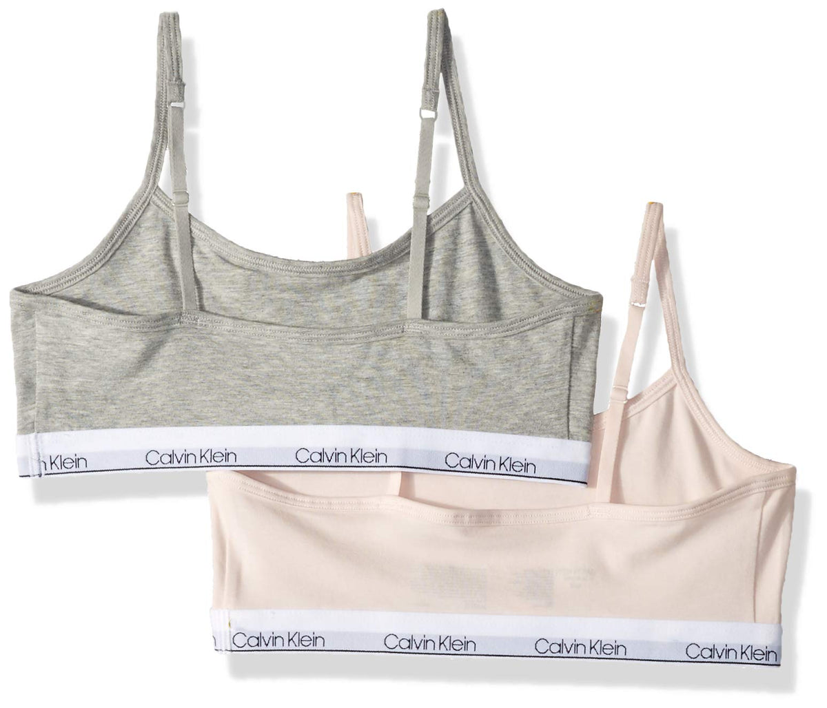 Calvin Klein Calvin Klein - Bralette de algodón con Tirantes Ajustables, para niña Ropa Interior para Niñas