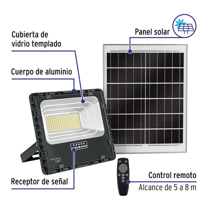 Volteck REF-506SL, Reflector LED con panel solar 200W 6500K
