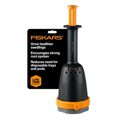 Fiskars Cuchillo de Jardín Hori Hori con Funda - Fabricante de bloques de piso