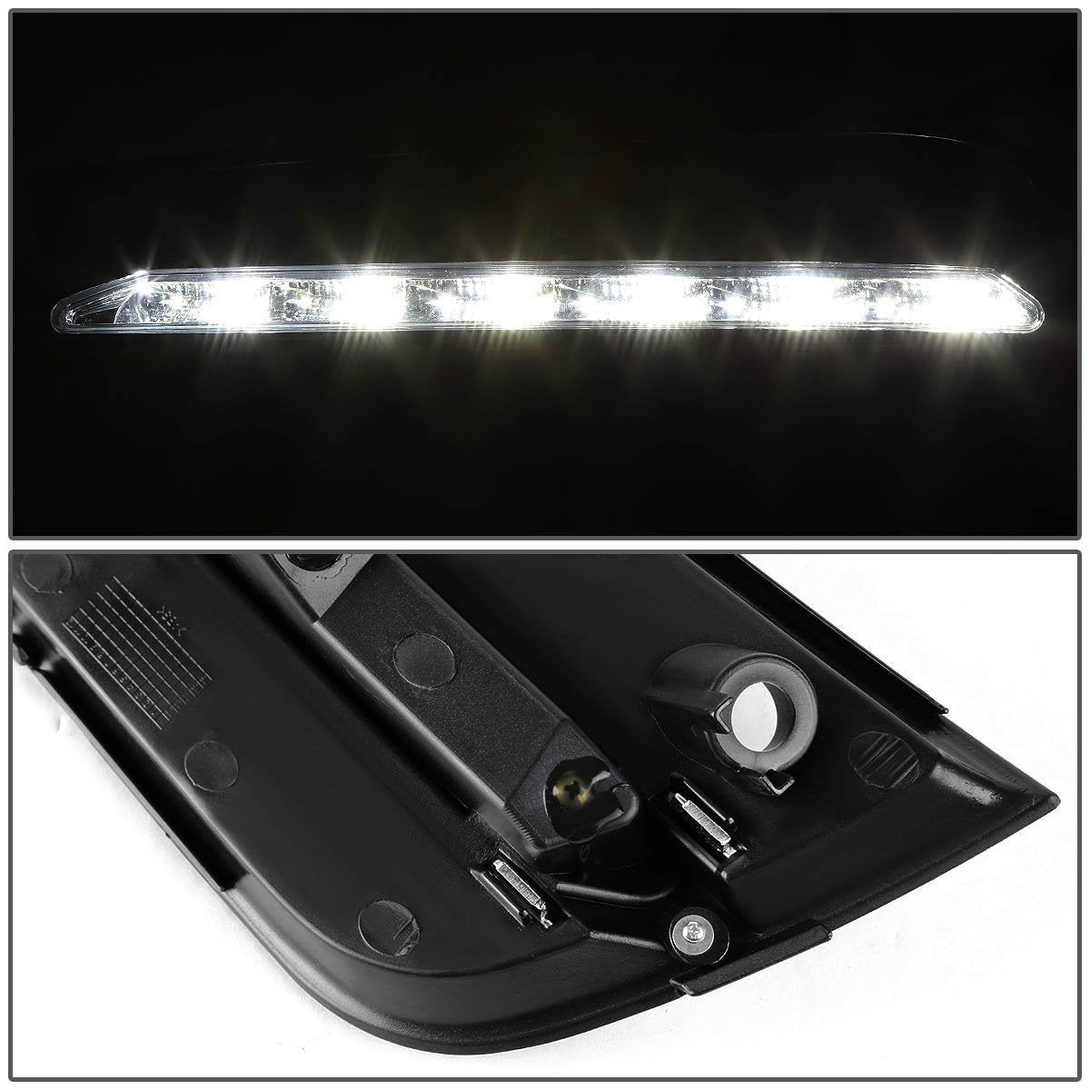 DNA Motoring FL-ZTL-157-CH Luz diurna, lado del conductor y del pasajero