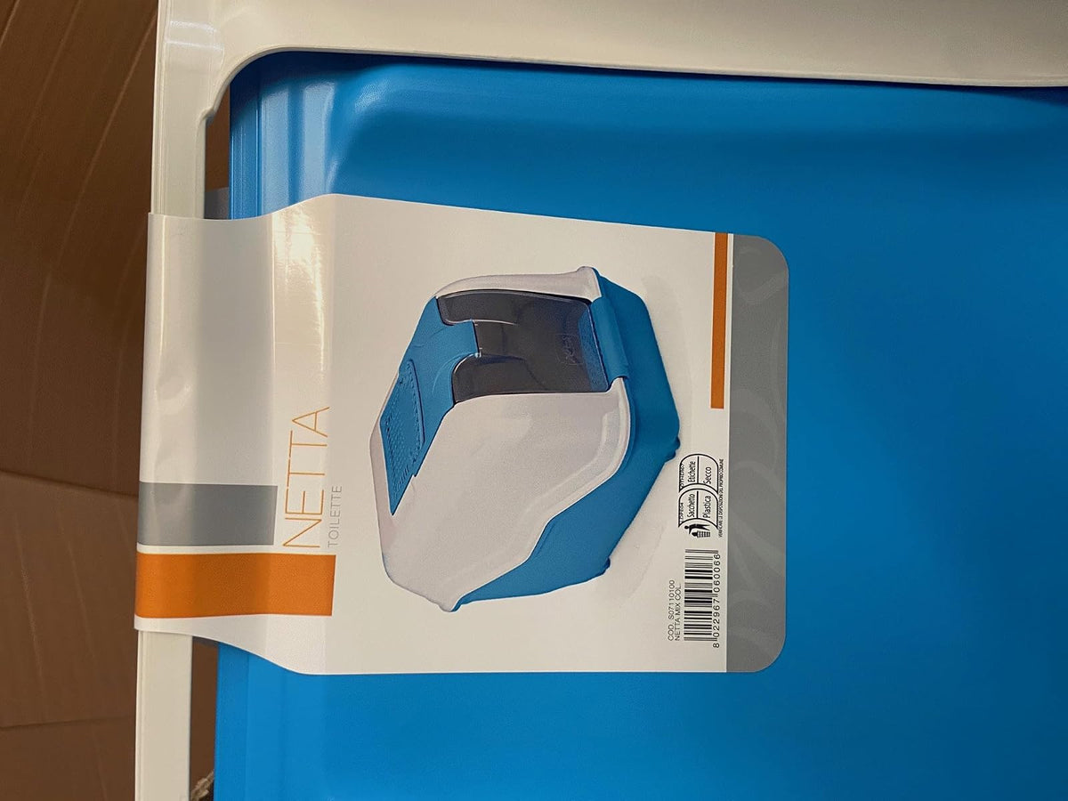 MPS Arenero para Gatos Netta CH con Tapa y Puerta Abatible, Filtro de Carbón Activado, Fácil Limpieza y Transporte Seguro