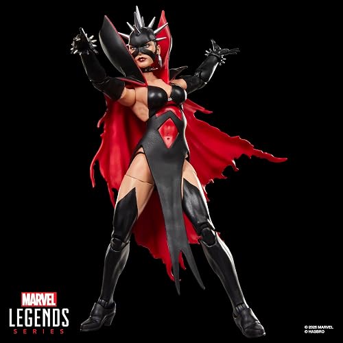 Marvel Legends Series, Marvel Super Heroes y Magic: The Gathering, Malice (Sue Storm), Figura Fantastic Four de 15 cm con Carta Exclusiva Metalizada de colección para el Juego