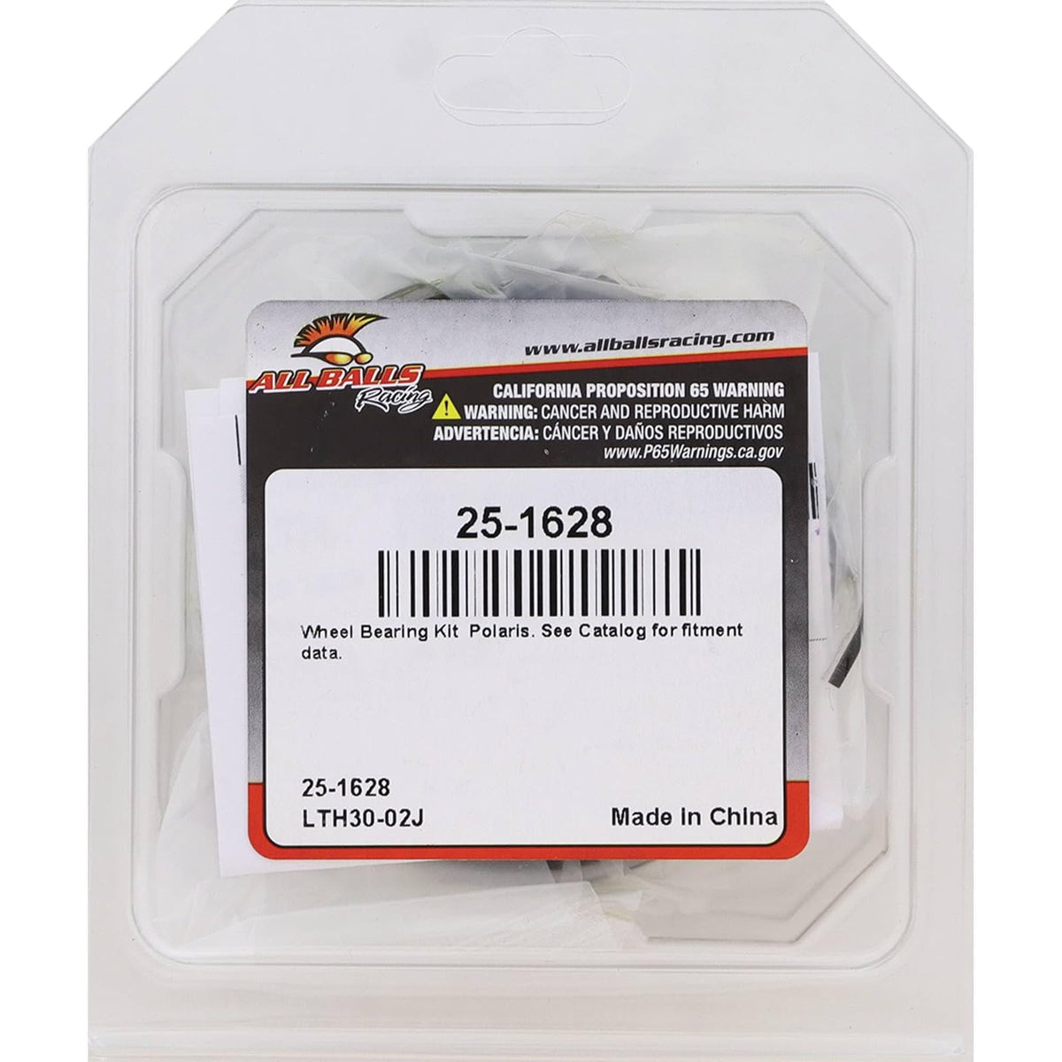 All Balls 25-1628 Kit de Rodamientos de Rueda para Polaris General 1000 EPS 2016-2022, Brutus HD 1000 2015, Metálico
