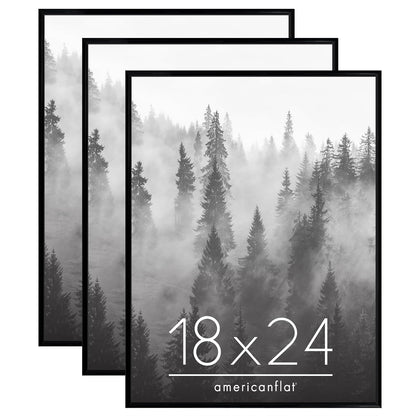 Americanflat Marco de Póster 24x36 Pulgadas Set de 3 - 45,72 x 60,96 cm (18 X 24 pulg.)