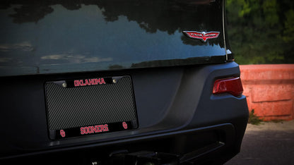 Rico Industries NCAA Oklahoma Sooners Black 12 x 6 Pulgadas, Accesorio de automóvil de Metal Negro