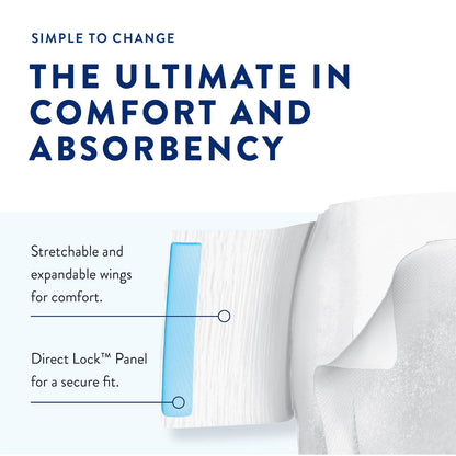 Prevail Breezers 360 Incontinence Briefs, Ultimate Absorbency, Size Two, 72 Count