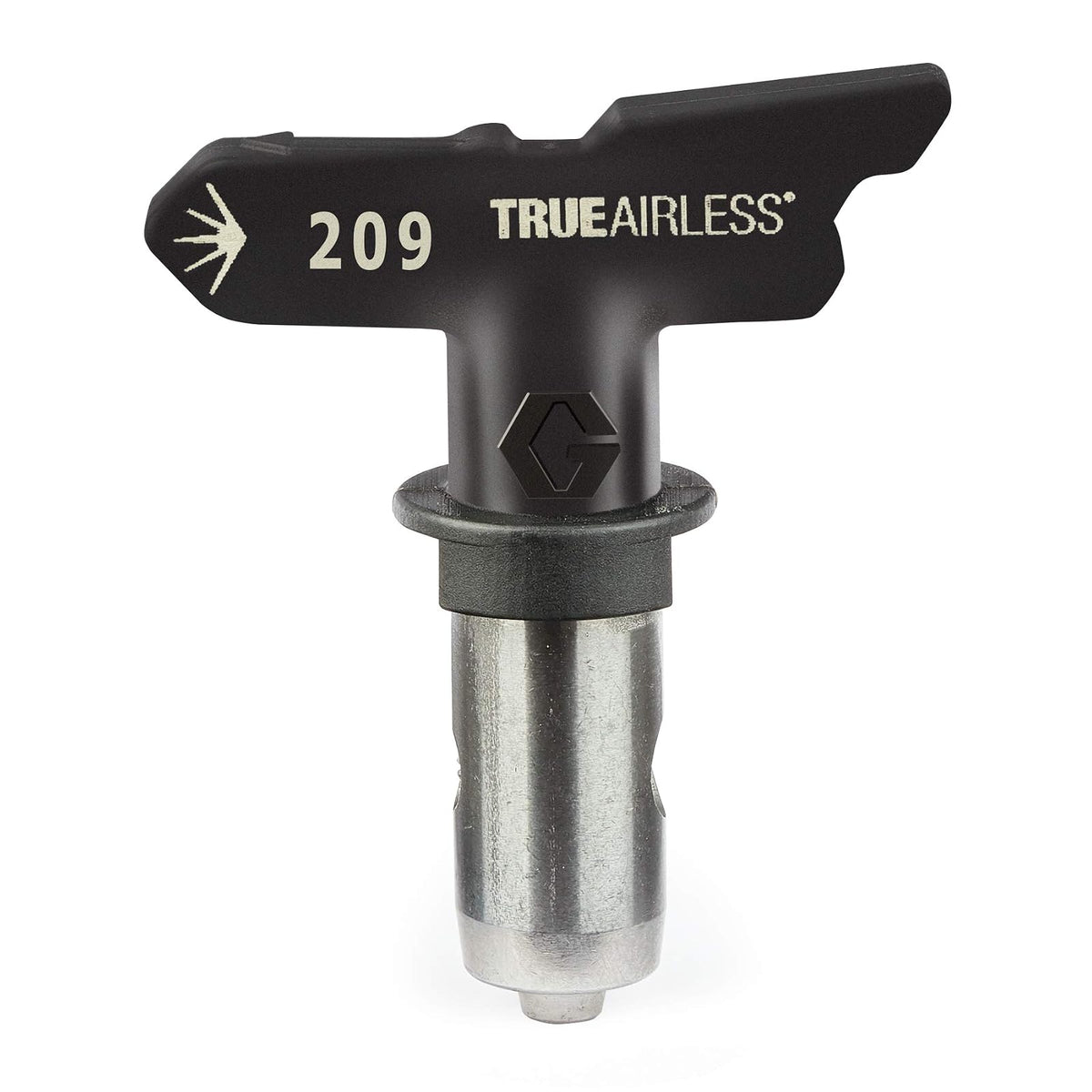 Graco Punta de Pulverización SoftSpray para Pistola de Pintura, Negro y Plateado - Negro, Plateado - 209 - Punta de pulverización
