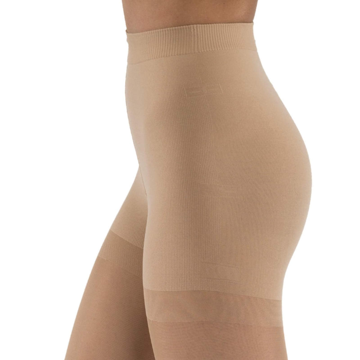 JOBST Ultrasheer Medias de compresión, Baja 15-20mmHg, Pantimedia, Talla L | Punta Cerrada, Color Natural, Compresión de Grado Médico