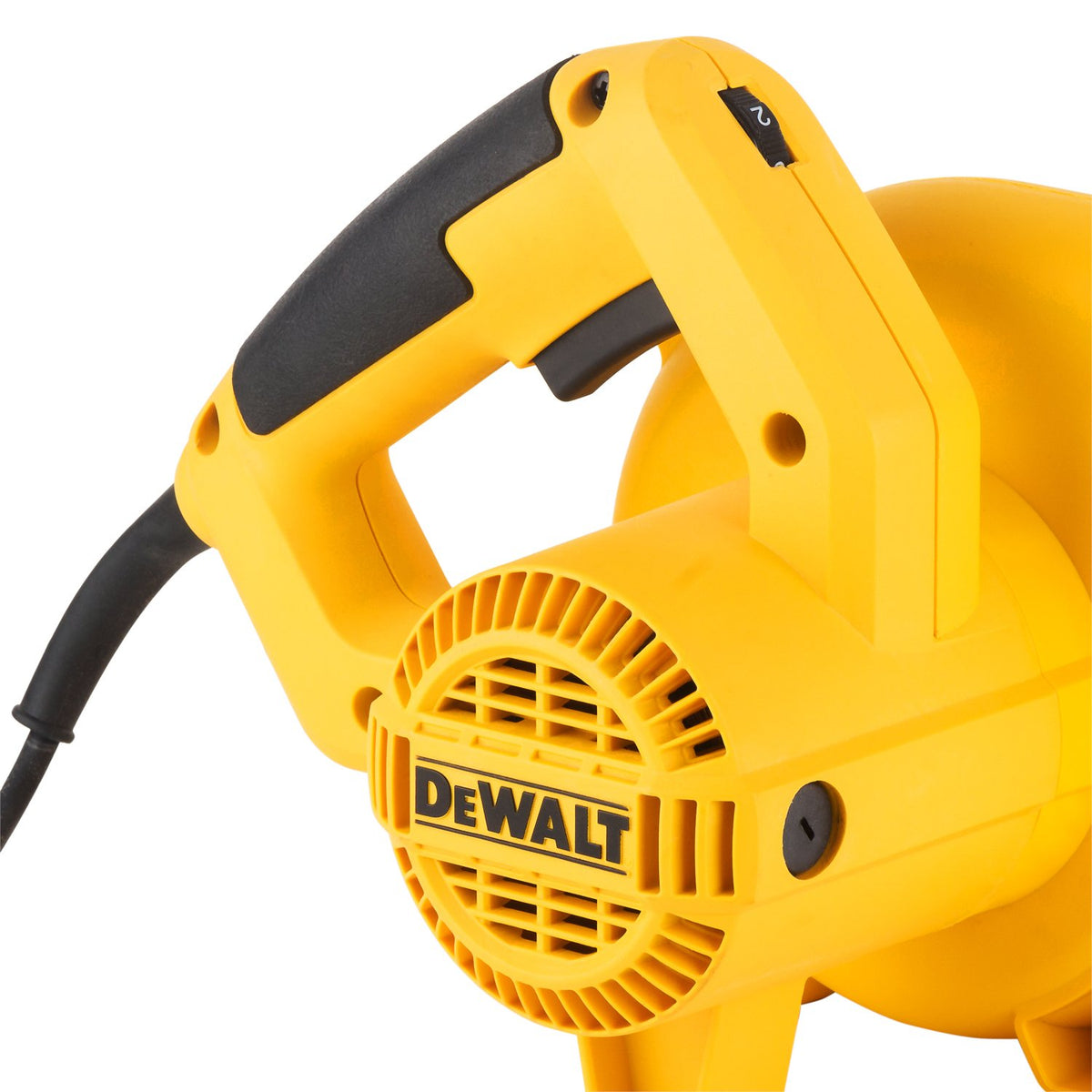 DEWALT Sopladora de Aire y Aspiradora Eléctrica, 800W, Amarillo/Negro, DWB800