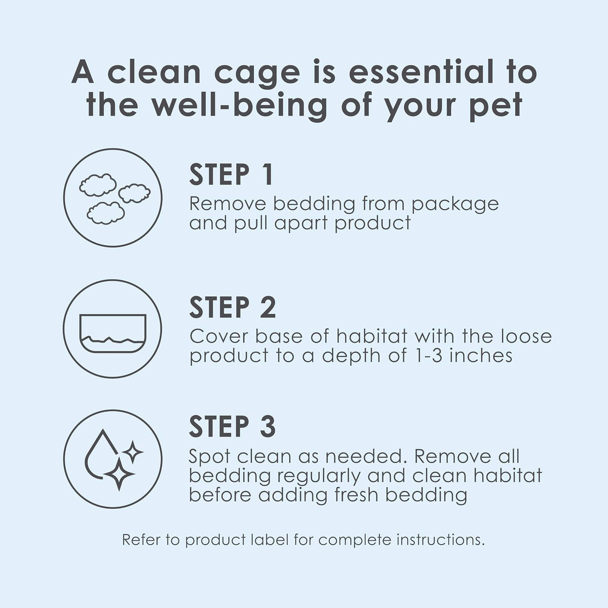 Kaytee Clean & Cozy White Small Animal Bedding SIOC 2/50 Liters