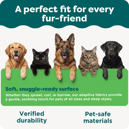 Furhaven Large Memory Foam Dog Bed Perfect Comfort Plush & Velvet Waves Sofa-Style w/Removable Washable Cover - , Large