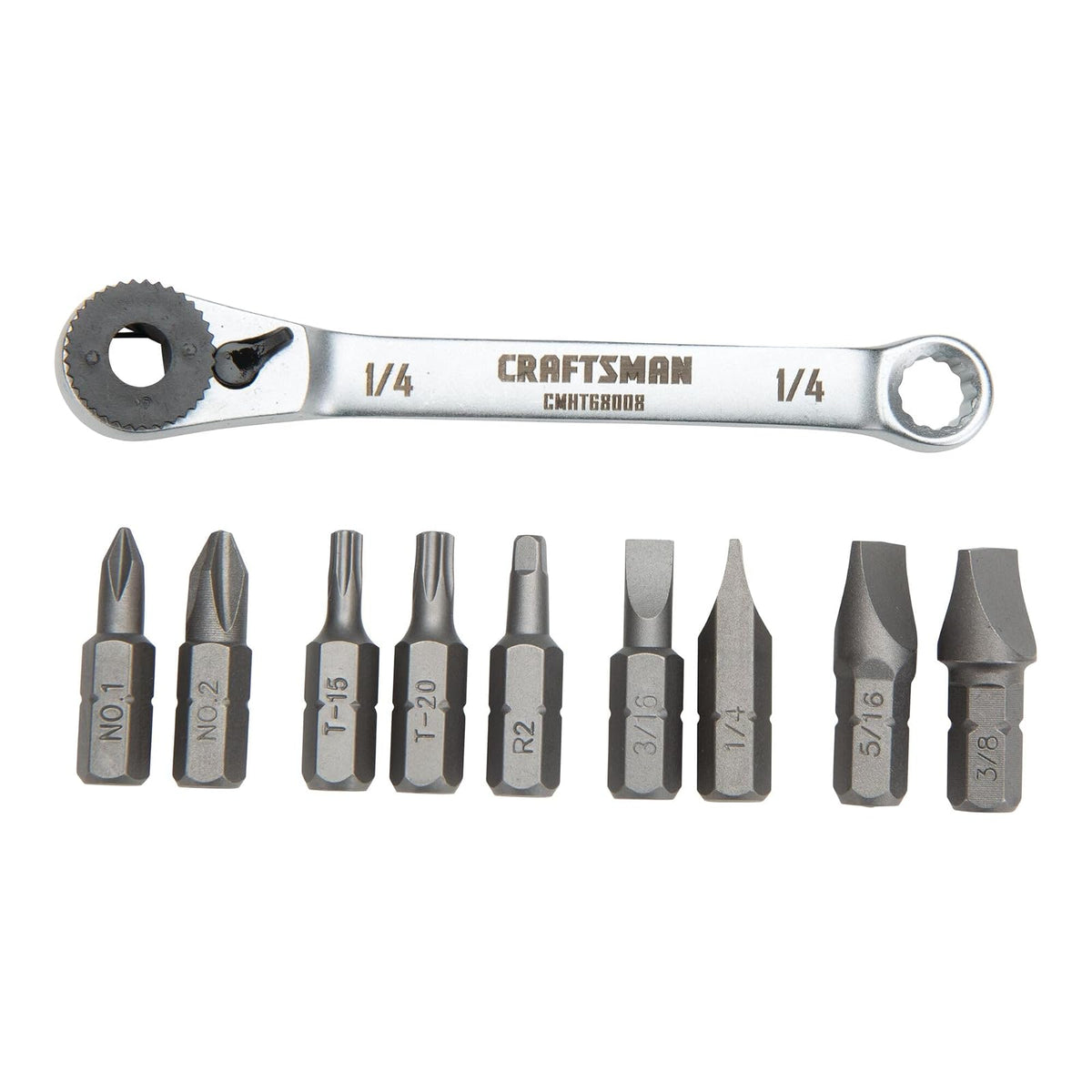 CRAFTSMAN Juego de destornilladores, trinquete, multibroca (CMHT68008)
