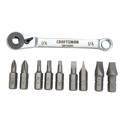 CRAFTSMAN Juego de destornilladores, trinquete, multibroca (CMHT68008)