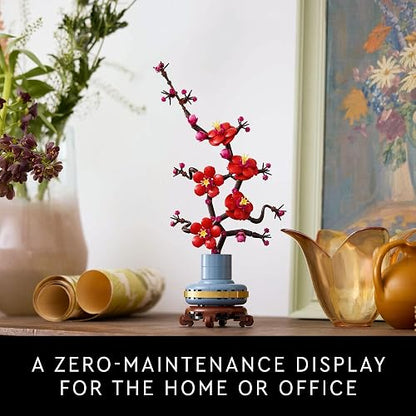 LEGO® Flor de Ciruelo Plantas de Interior Decorativas para adornar Cualquier Espacio en el hogar u Oficina con Unas Hermosas 10369