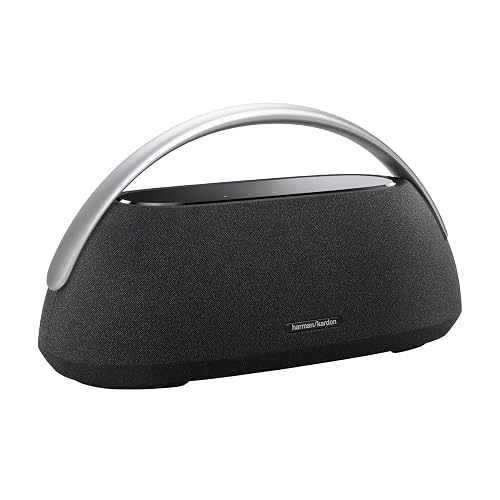 Harman Kardon Go + Play 3 Bocina Inalámbrica Bluetooth, 160W de Potencia, Reproducción 8 Horas, Micrófonos Duales - Negro