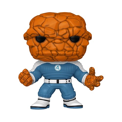 Funko Pop! Marvel: Fantastic Four - The Thing | Mercancía Oficial de Superheroes - Figura de Vinilo Coleccionable para Decoración - Regalo de Cumpleaños para Fans
