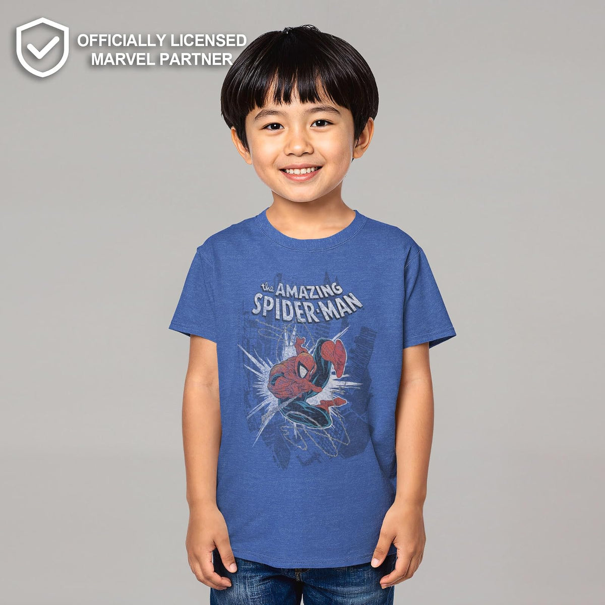 Marvel Increíble Camiseta Spider-Man Camiseta para Niños