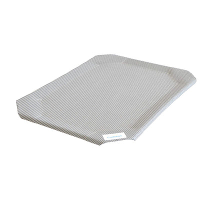 Coolaroo Funda de Repuesto para Cama Elevada para Mascotas - Large - gris