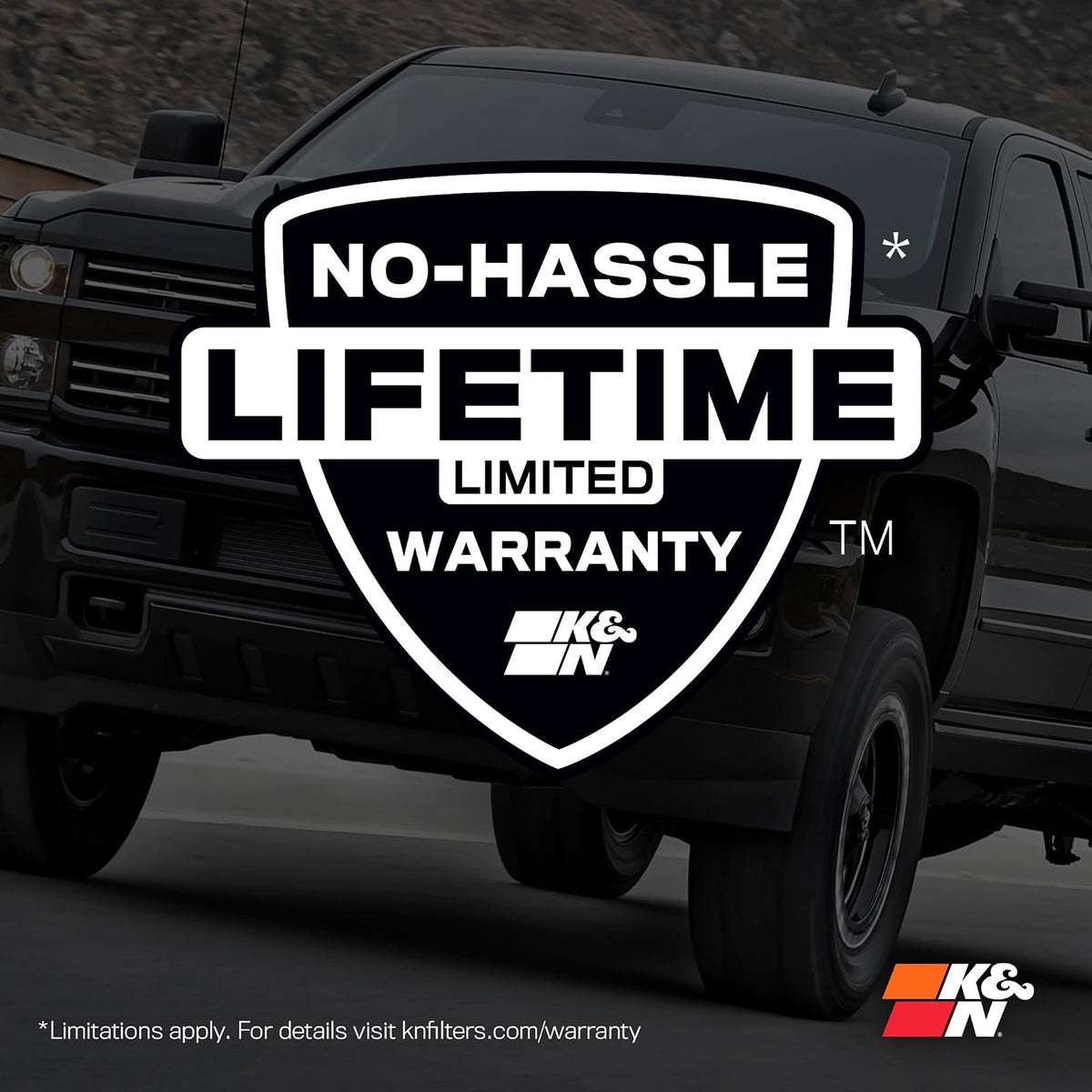 K&N Filtro de Aire para Motor Lavable Compatible con Chevrolet Onix y Tracker 2020-2022, 33-3170