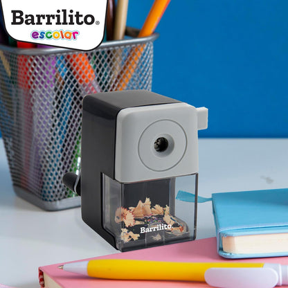 Barrilito Sacapuntas Semi-automático Manual 856