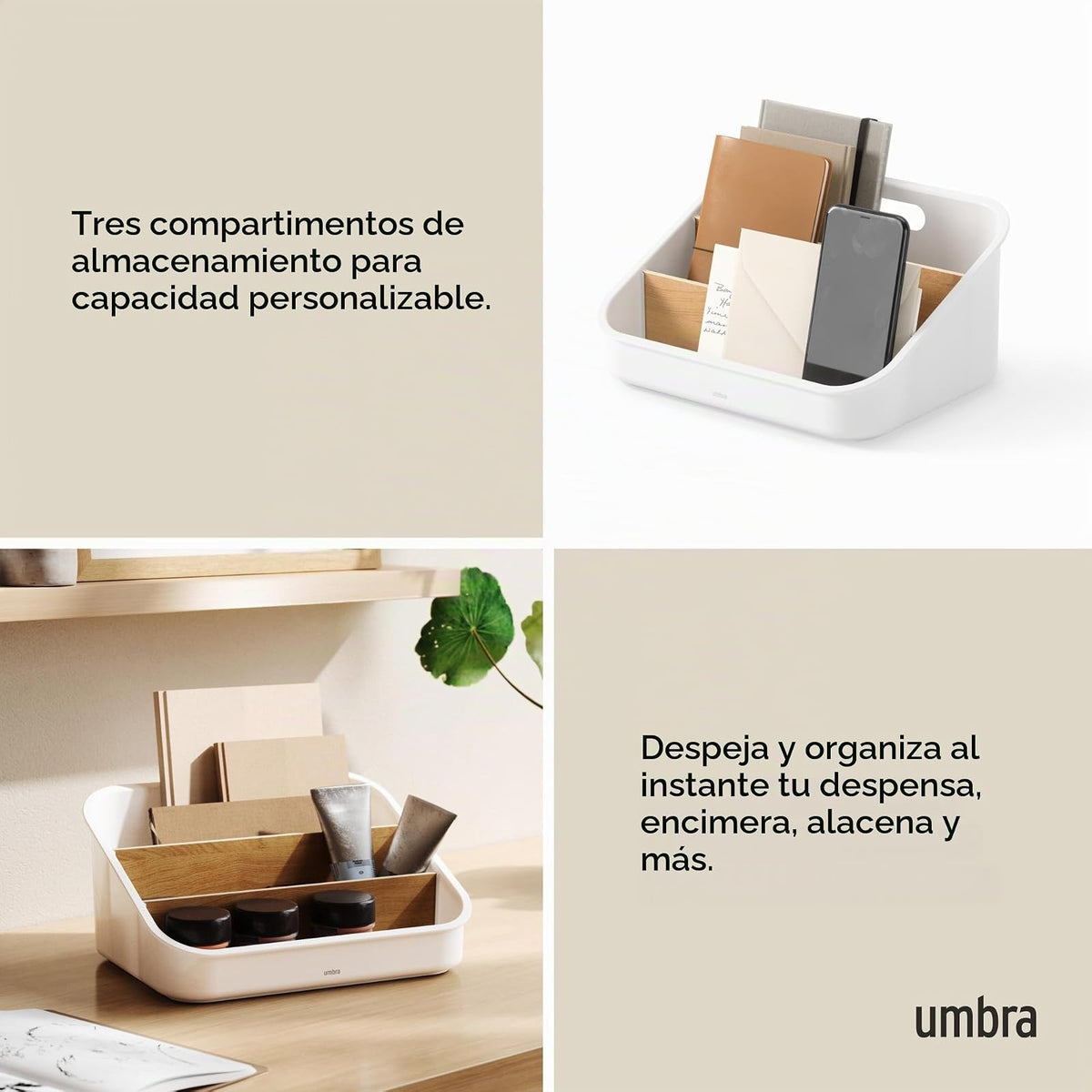 Umbra Bellwood - Organizador de Encimera con 3 niveles