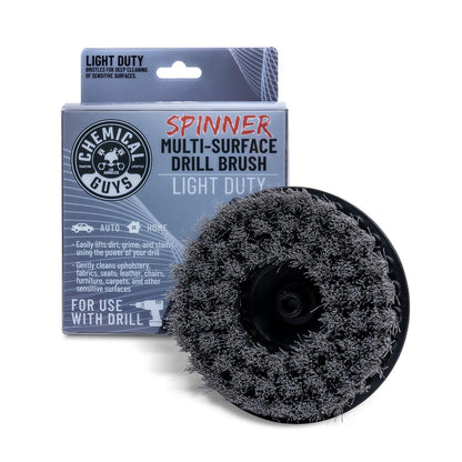 Chemical Guys ACC506 Accesorio de Cepillo Giratorio Multisuperficie para Taladro Estándar, Gris