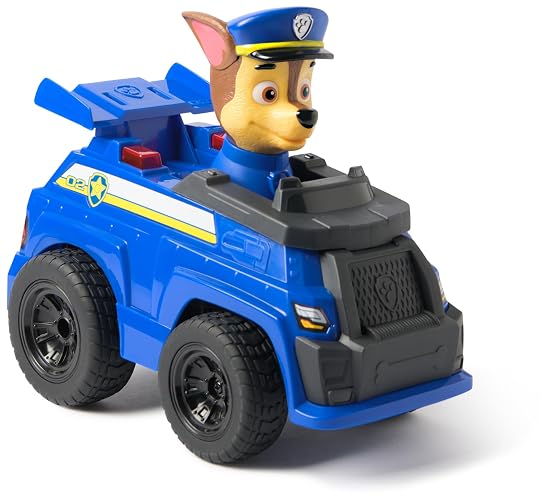 La patrulla canina, automóvil patrulla por control remoto de Chase, automóvil por control remoto con luces led y control fácil de manejar, juguetes de imitación para niños y niñas a partir de 3 años