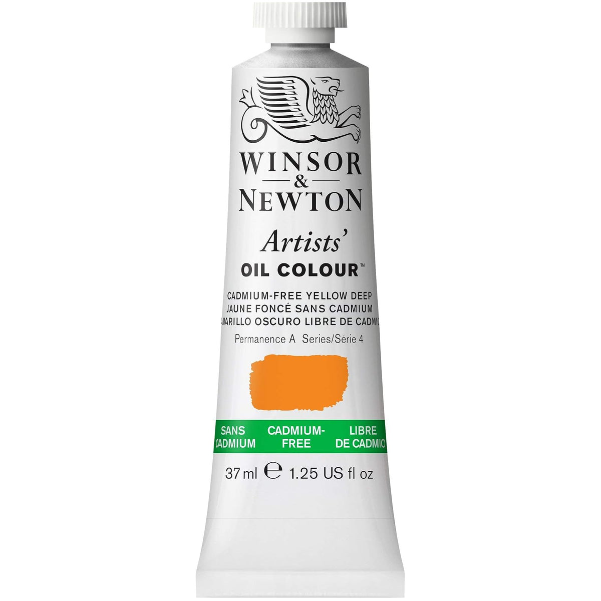 Winsor & Newton Pintura al Óleo 37 ml Yellow Deep Libre de Cadmio #891