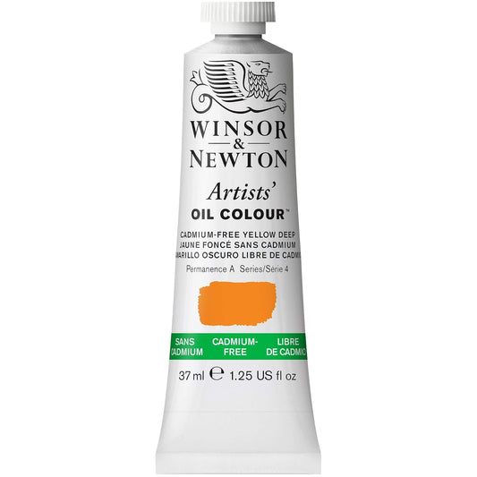 Winsor & Newton Pintura al Óleo 37 ml Yellow Deep Libre de Cadmio #891