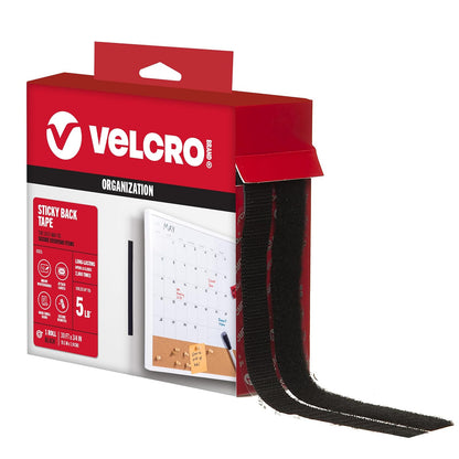 Velcro U.S.A. INC rollo de cinta de velcro, Cinta adhesiva, Multicolor, 30 ft x 3/4 in