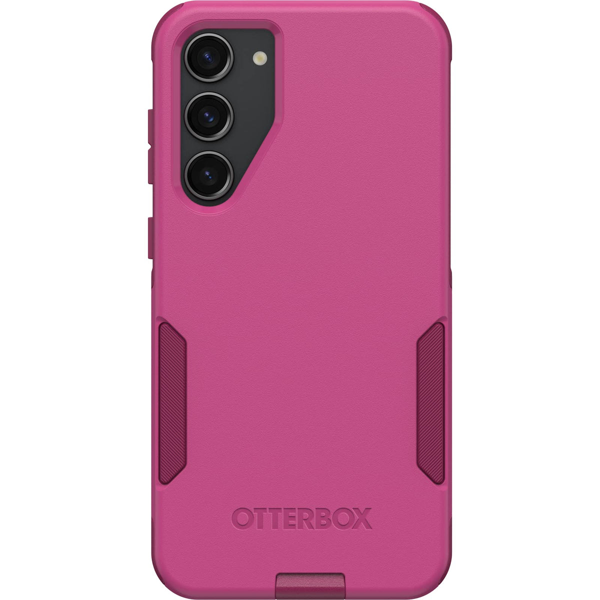 OtterBox - Funda para Galaxy S23+ Commuter Series – INTO The Fuchsia (Rosa), Delgada y Resistente, Apta para el Bolsillo, con protección de Puerto
