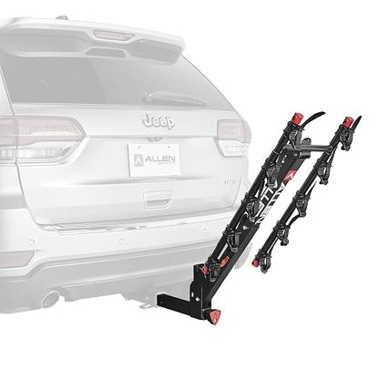 Allen Sports Deluxe Locking Quick Release 3-Bike Carrier for 2 in. & 1 4 in. Hitch