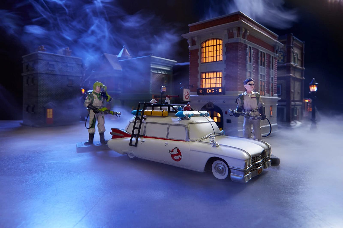 Department 56 Ghostbusters Village Accessories Ecto-1 - Figura de Automóvil, 3.19 Pulgadas, Color Blanco