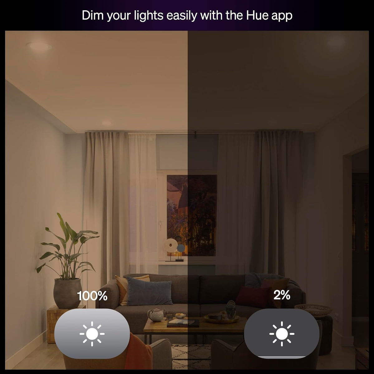 Philips Hue Essential Smart LED BR30 - Paquete de 1 foco LED BR30, color blanco y ambiente de color, E26, 7.2W, 2200K-6500K, 650 lúmenes, regulable, funciona con Alexa, Google Assistant, Apple Home