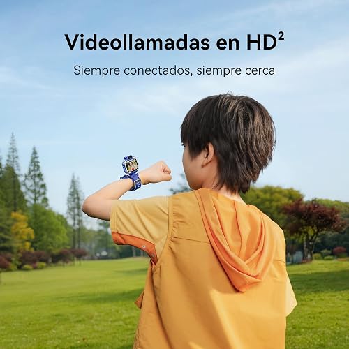 Huawei Watch Kids X1 Smartwatch Rosa | Reloj inteligente para Niños, Localización precisa, Videollamadas HD de 1.82”, SOS, Control Parental, Batería de 850 mAh