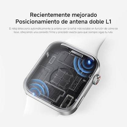 XIAOMI Redmi Watch 6 con GPS, iOS & Android, 5ATM, Gris | Pantalla AMOLED de 2.07'', Hasta 24 días de Batería, 150+ Modos Deportivos, Monitoreo cardíaco, sueño y estrés