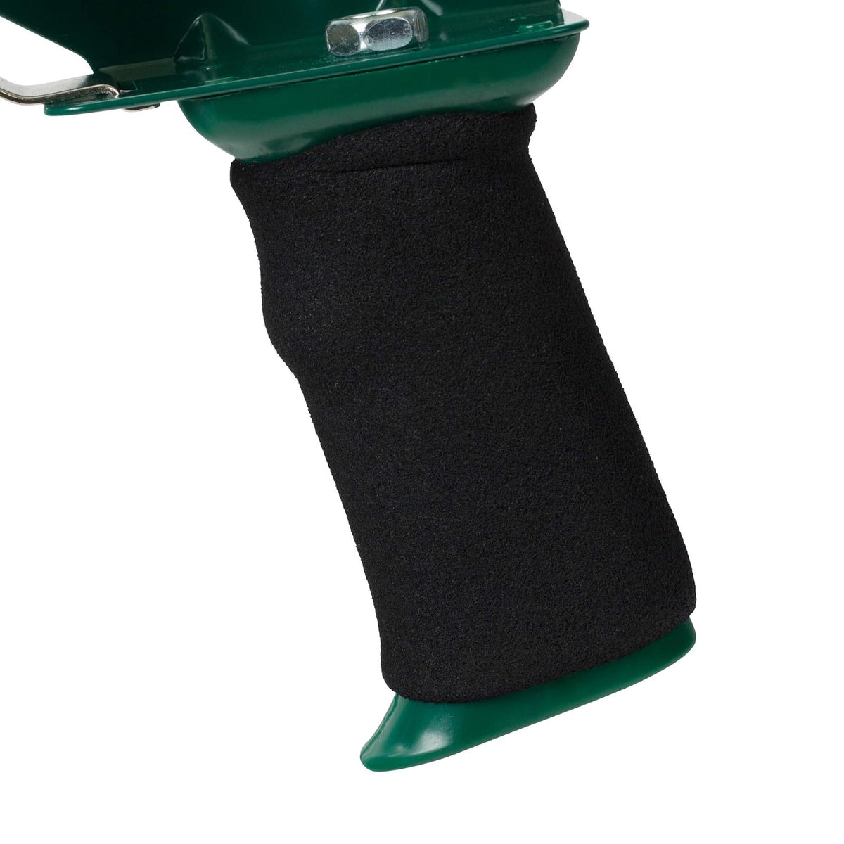 Duck Brand Shark Pro dispensador de cinta de 1,5 o de 3-Inch De Embalaje Con Mango Suave Mango De Goma, Estándar, Verde/Negro, 3 Inch Core