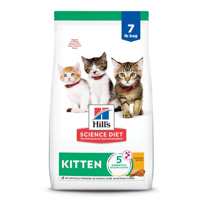 Hill's Science Diet Croquetas para Gatito Sabor Pollo - 3.2 kg (Paquete de 1) - Gatito - Alimento para Gatito