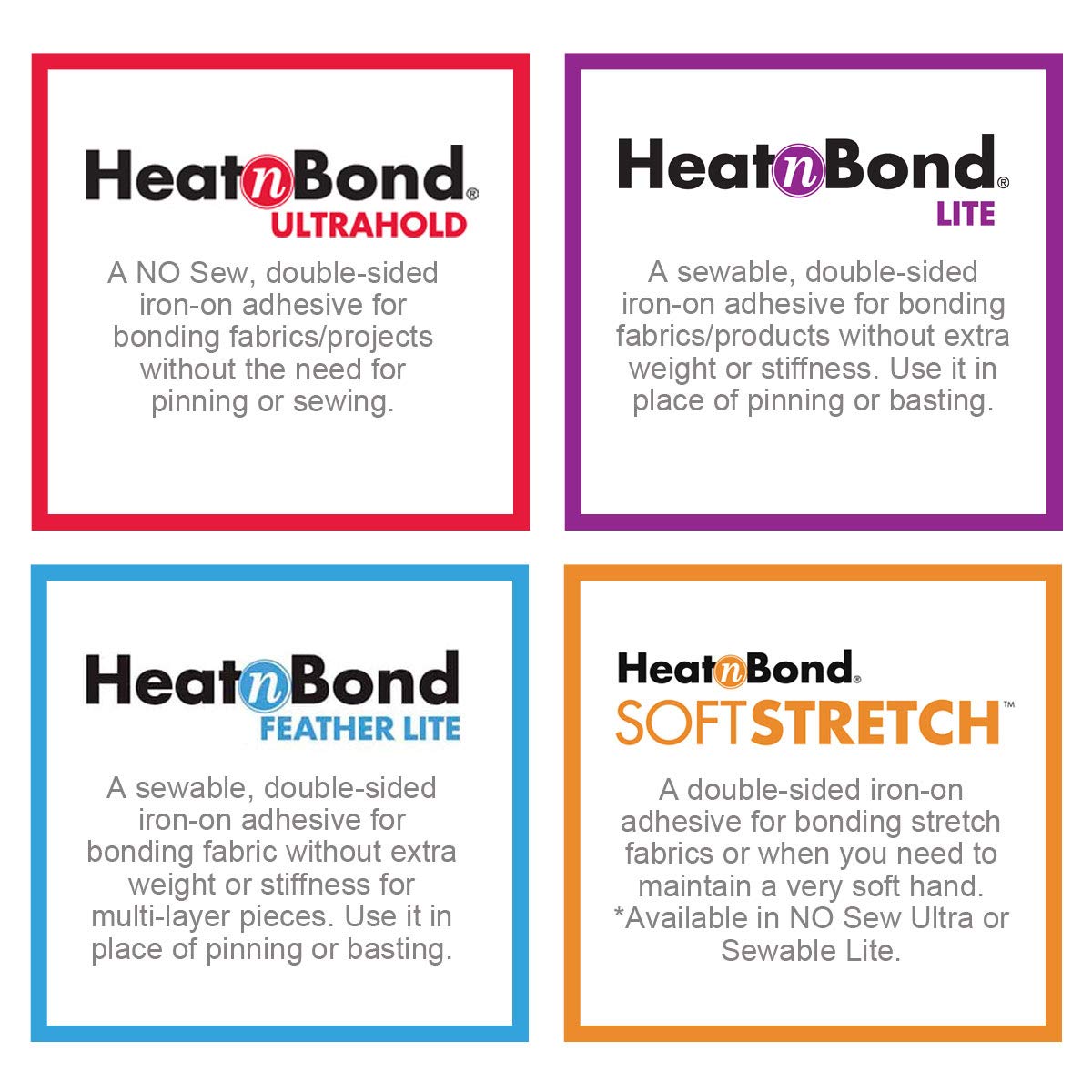 HeatnBond Lite - calcomanía termoadhesivo para planchar, 17 pulgadas x 75 yardas, color blanco