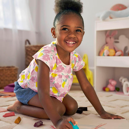 Simple Joys by Carter's Conjunto de Ropa de Juego de 3 Piezas para niñas y bebés