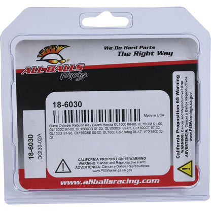 All Balls Racing Juego de cilindro esclavo de embrague 18-6030 compatible con/reemplazo para Honda GL1500 1988-1990, GL1500A 1991-2000, GL1500C 1997-2000, GL1500CD 2001-2003, GL1500CF 999-2001