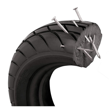 Truper RN-X, Llanta imponchable, 16" con rin, eje y baleros para carretilla