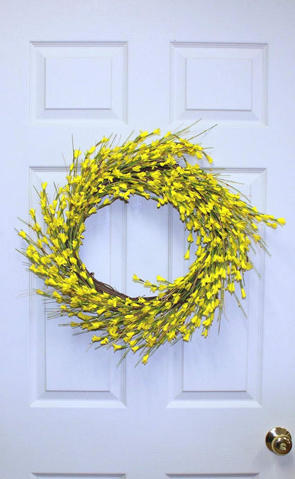 Worth Imports Corona Forsythia de 22 Pulgadas